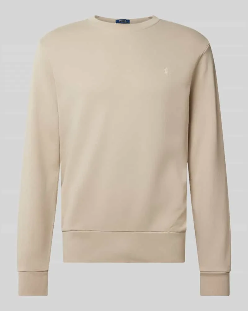 Ralph Lauren Sweatshirt mit Label-Stitching Beige