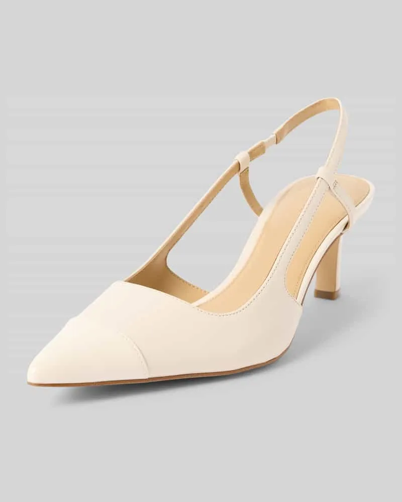 Michael Kors Pumps aus echtem Leder Modell 'Alora Offwhite