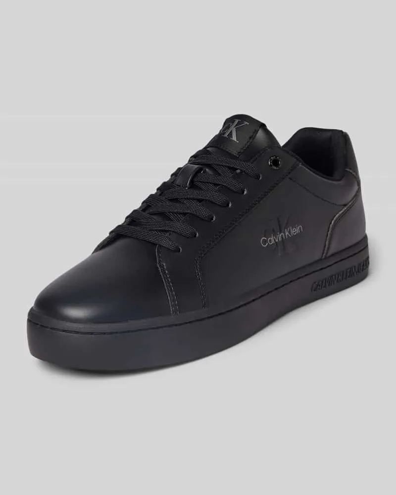 Calvin Klein Sneaker mit Label-Details Black