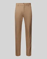 HUGO BOSS Slim Fit Hose Modell 'KAITO Beige