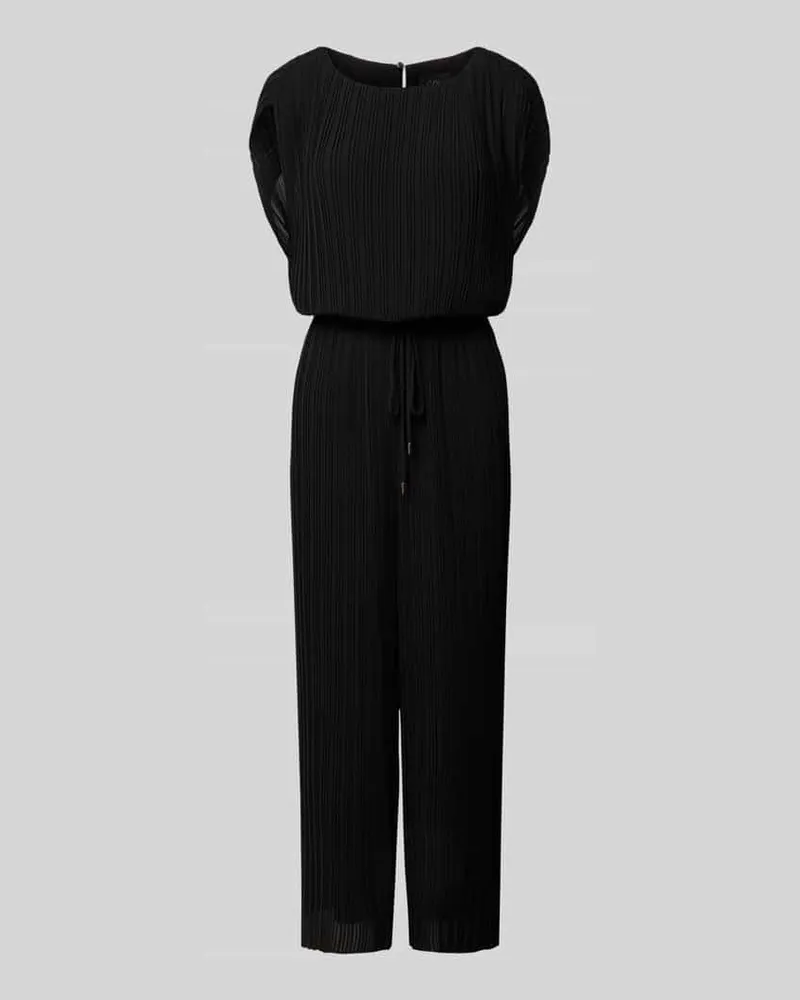S.Oliver Regular Fit Jumpsuit mit Plissee Black