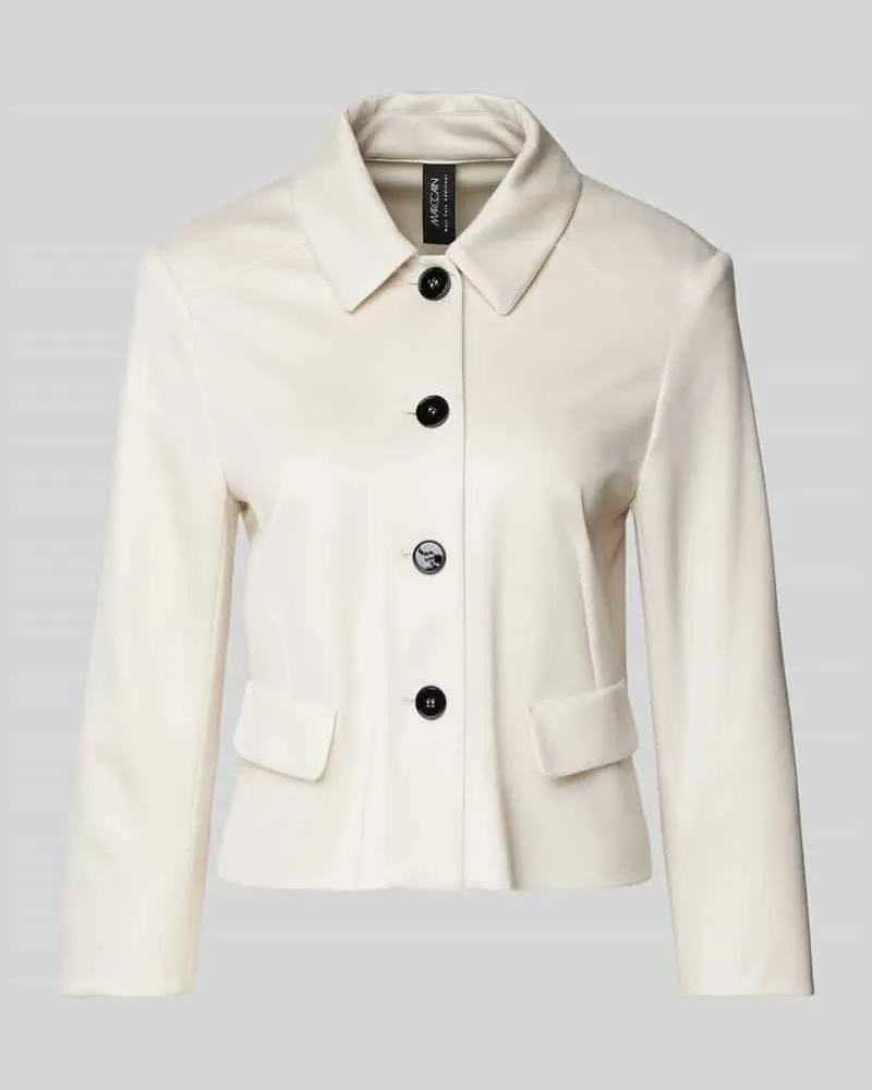 Marc Cain Blazer mit durchgehender Knopfleiste Kitt
