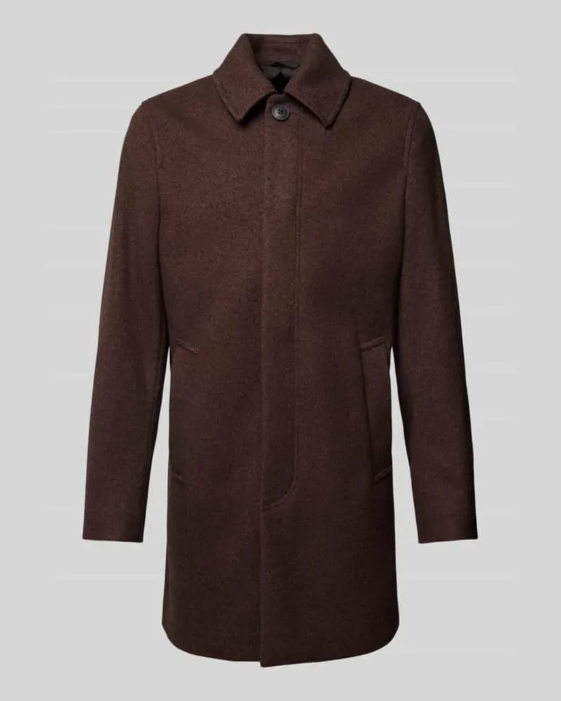 Lindbergh Jacke mit seitlichen Eingrifftaschen Mittelbraun