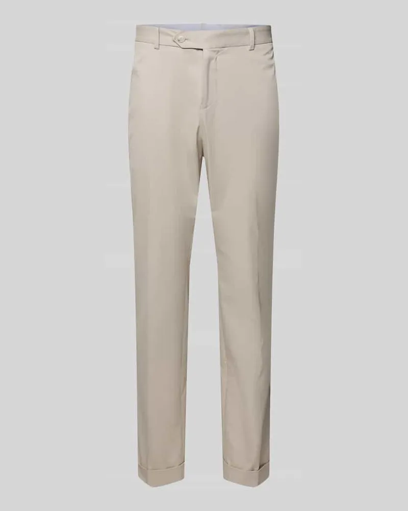 HUGO BOSS Slim Fit Hose aus Baumwoll-Mix Modell 'H-GENIUS Kitt