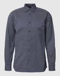 Tommy Hilfiger Slim Fit Freizeithemd mit Button-Down-Kragen Modell 'CORE FLEX Marine