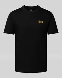 EA7 T-Shirt mit Label-Print Black