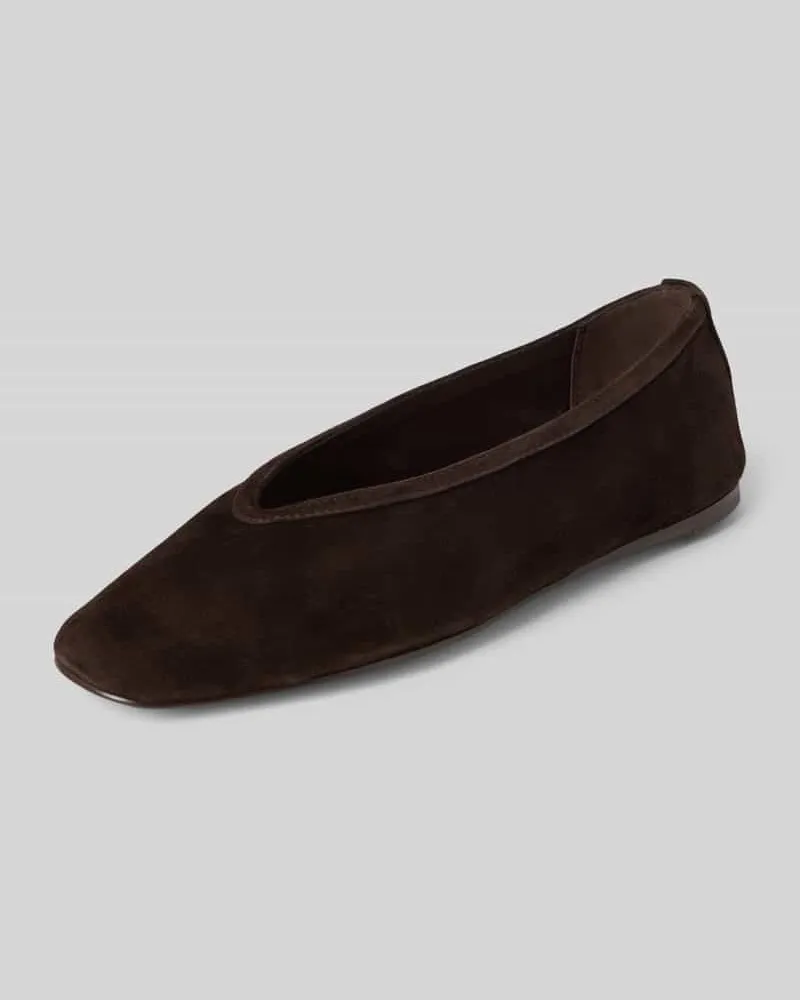 Steve Madden Ballerinas mit Ziernaht Modell 'Leni Dunkelbraun