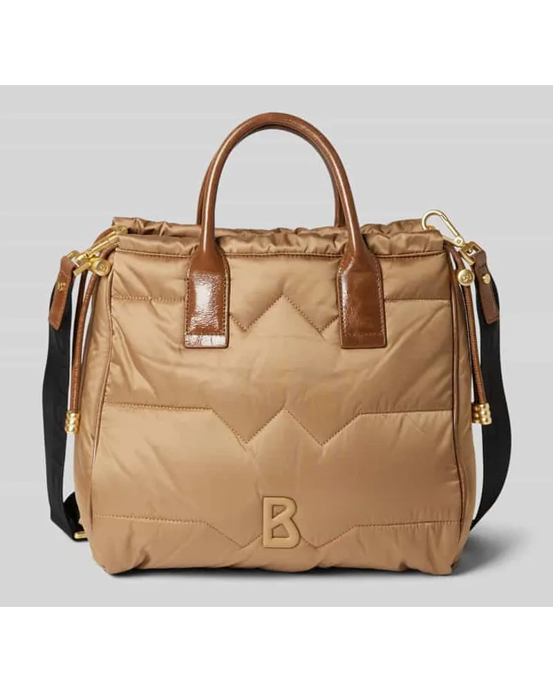 Bogner Tote Bag mit Ziernähten Modell 'morzine malina Cognac