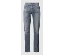 Regular Slim Fit Jeans mit Eingrifftaschen Modell "WILLBI