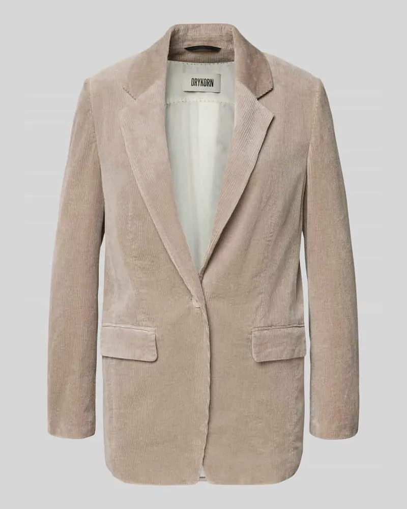 Drykorn Blazer mit Reverskragen Sand