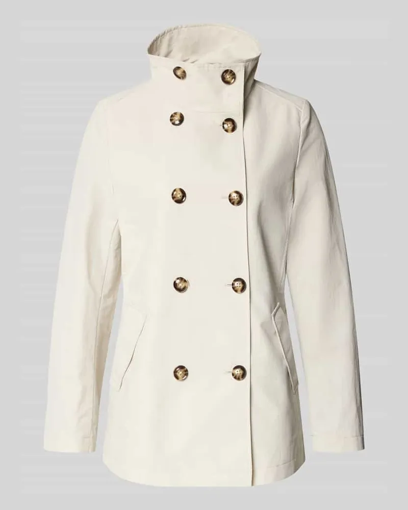 Christian Berg Regular Fit Jacke mit Stehkragen Modell 'Caban Stein