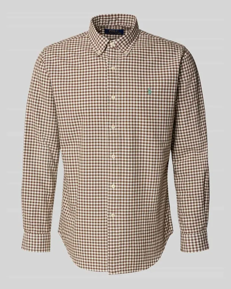 Ralph Lauren Custom Fit Freizeithemd mit Button-Down-Kragen Hazel