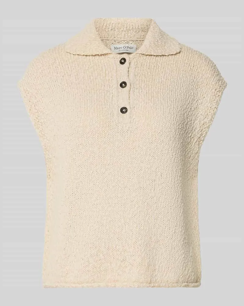 Marc O'Polo Relaxed Fit Pullover aus Baumwoll-Mix Stein