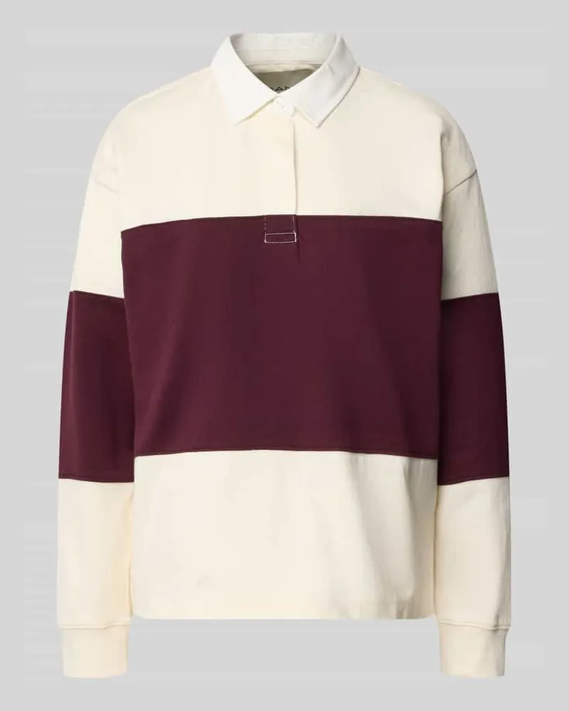 Gant Regular Fit Sweatshirt aus reiner Baumwolle Bordeaux
