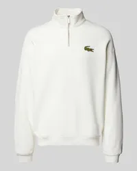 Lacoste Sweatshirt mit Label-Detail Weiss