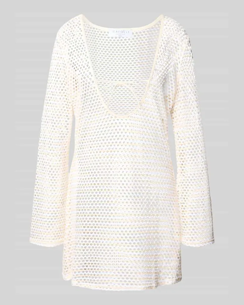 Seafolly Australia Semitransparente Tunika Modell 'MESH EFFECT COVER UP Beige