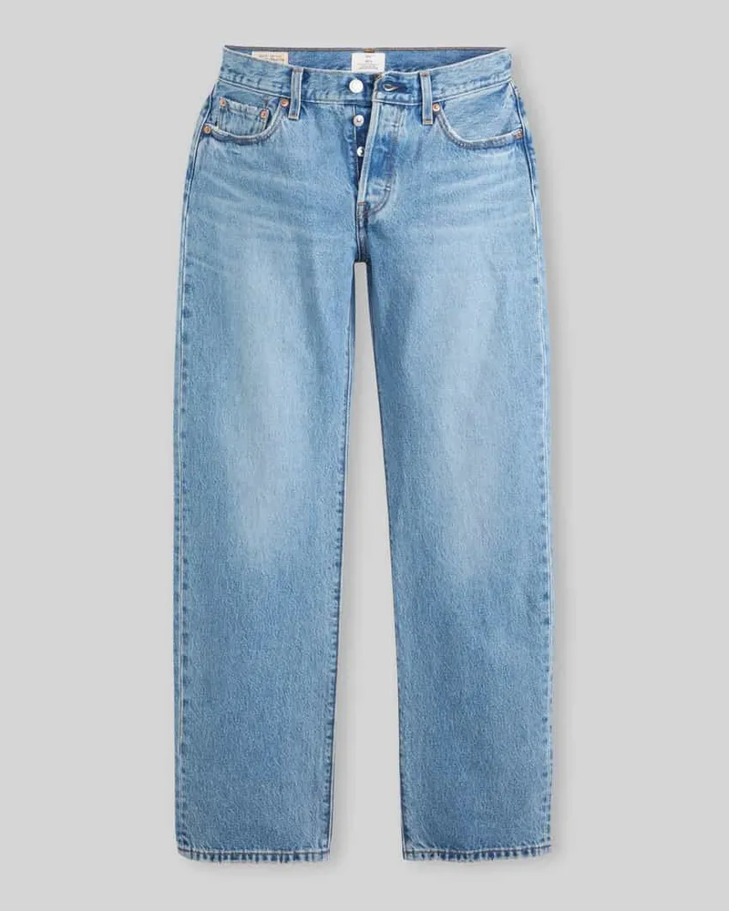 Levi's Relaxed Fit Jeans aus reiner Baumwolle im 5-Pocket-Design Hellblau