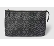 Handtasche mit Label-Applikation Modell 'CK MUST