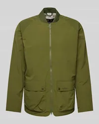 Barbour Jacke mit aufgesetzten Pattentaschen Modell 'BEAUMONT Oliv