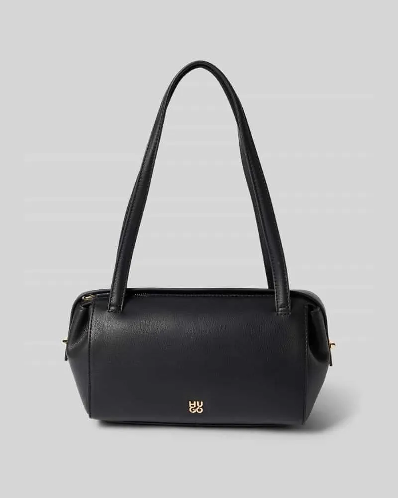 HUGO BOSS Henkeltasche in Leder-Optik Modell 'Meelo_Duffle SM Black
