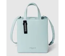 Handtasche mit Label-Badge Modell 'PAPER BAG