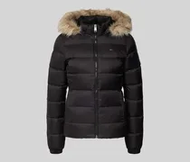 Slim Fit Daunenjacke mit Stehkragen