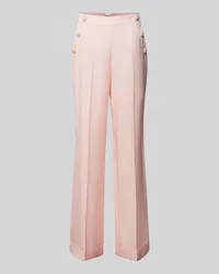 Marc Cain Loose Fit Bundfaltenhose mit Effektgarn Apricot