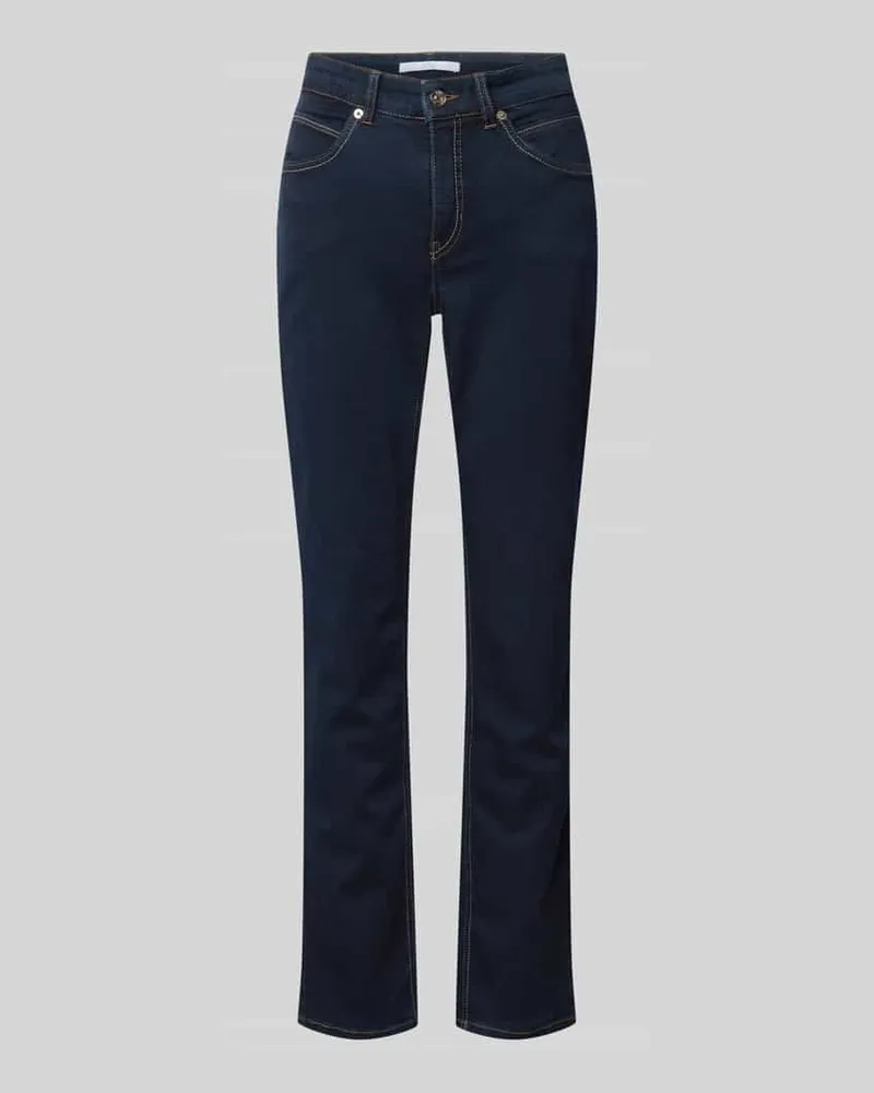 MAC Jeans Bootcut Fit Jeans mit Stretch-Anteil Modell 'MELANIE Marine