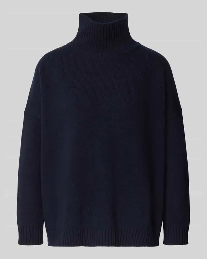 Max Mara Loose Fit Pullover aus reiner Wolle Modell 'BORGIA Dunkelblau