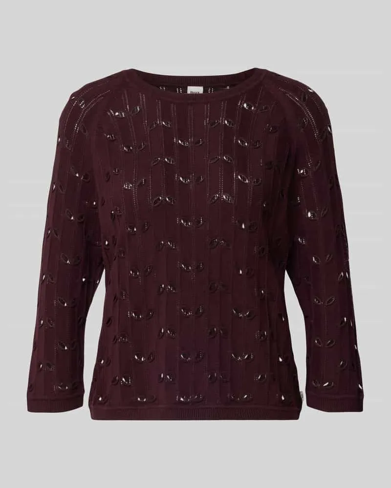 Brax Regular Fit T-Shirt aus reiner Baumwolle Modell 'Nala Bordeaux