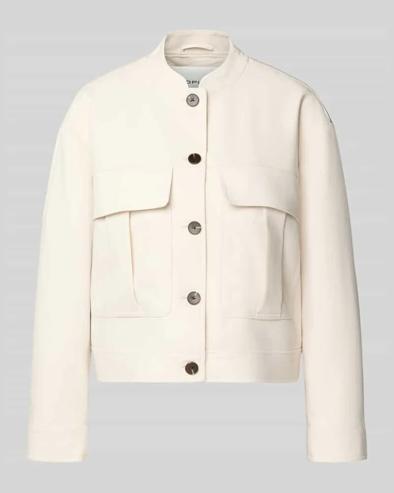 OPUS Jacke mit Brusttaschen Modell 'Jalena Beige