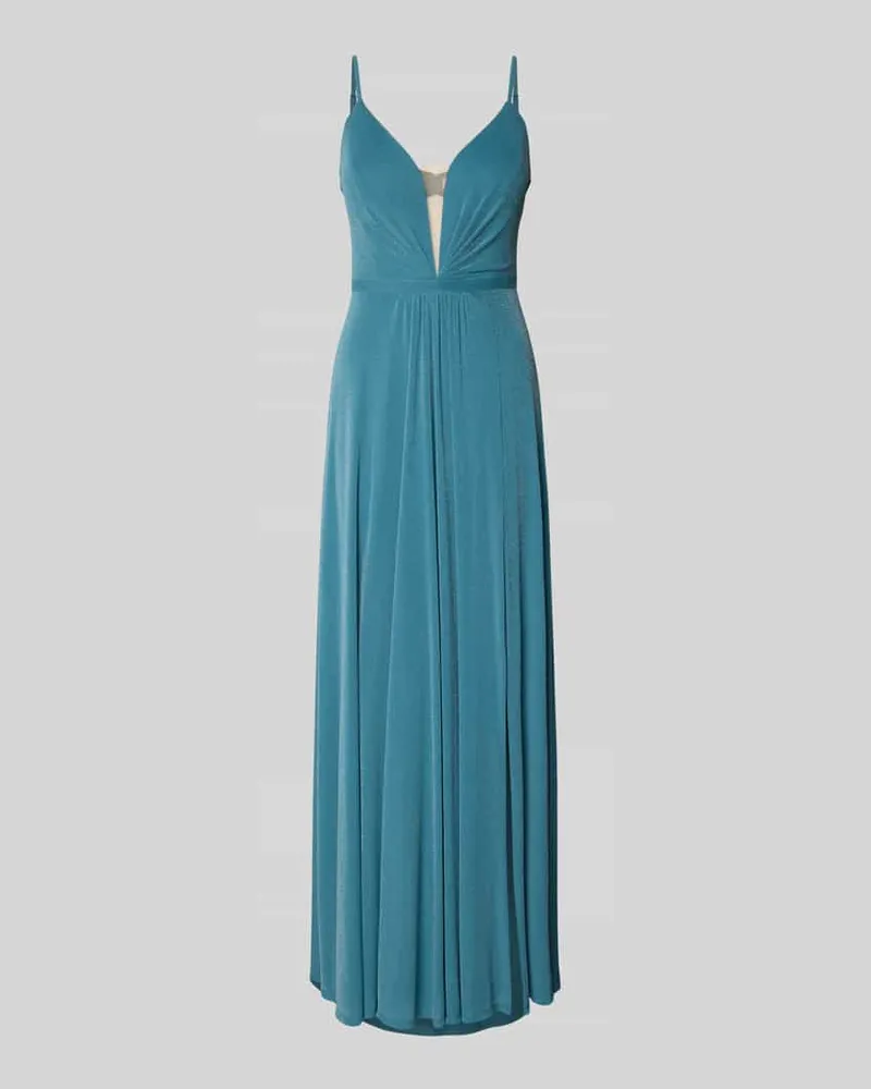 Vera Mont Abendkleid mit Herz-Ausschnitt Hellblau
