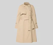 Trenchcoat mit Ziersteinbesatz