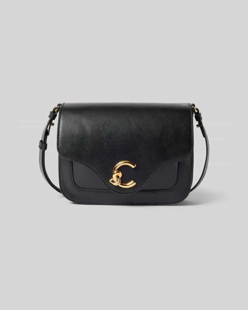Coccinelle Handtasche mit Label-Detail Black