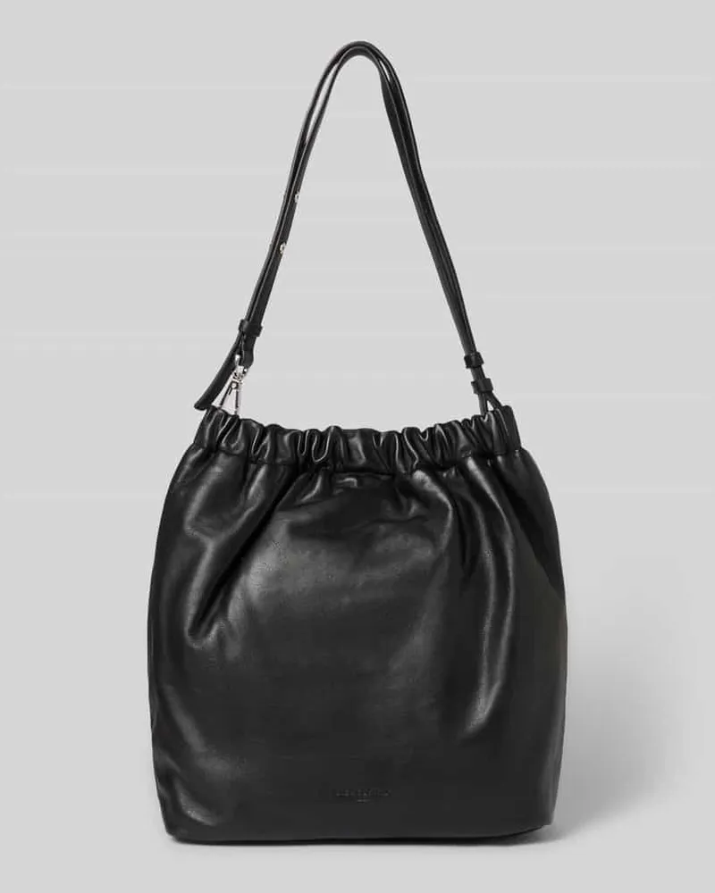 Liebeskind Hobo Bag mit Logo-Prägung Modell 'CLOUD Black