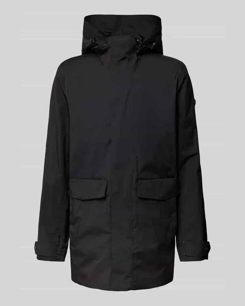 Didriksons 1913 Regular Fit Parka mit Pattentaschen Modell 'HARRY Black