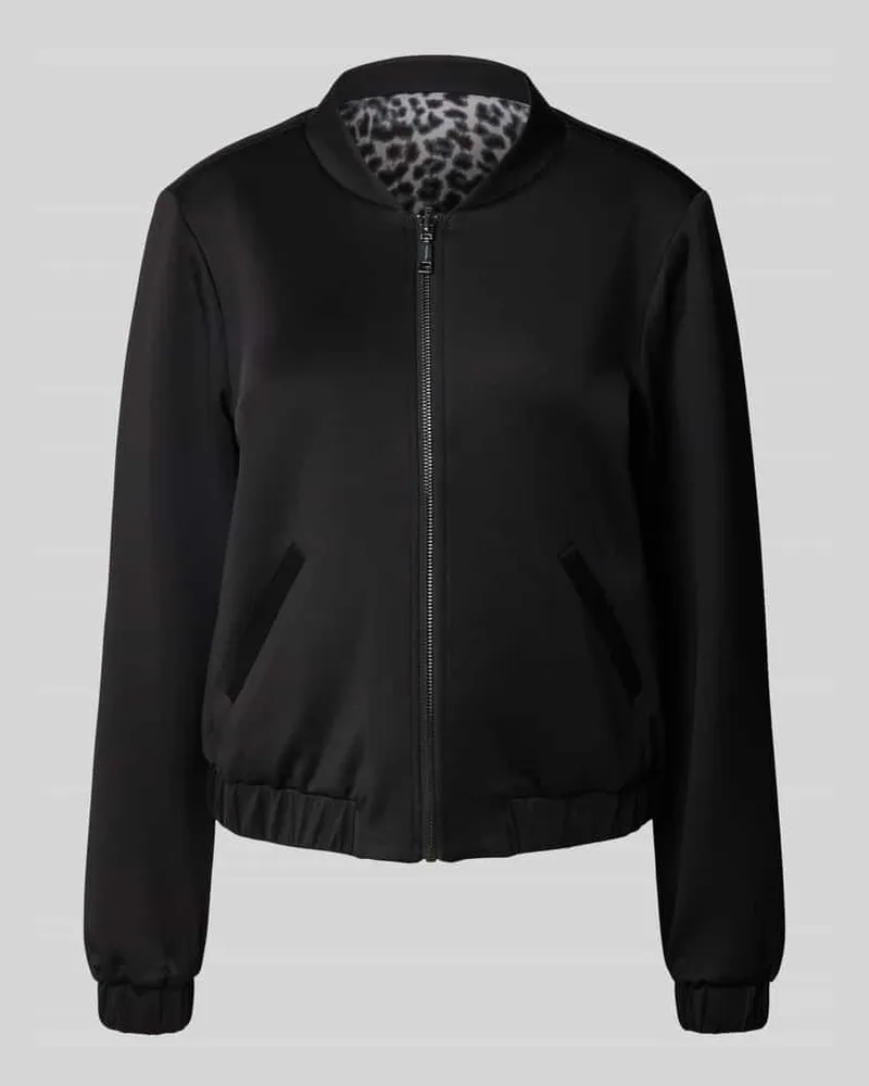 COMMA Wendejacke mit Reißverschluss und Eingrifftaschen Black