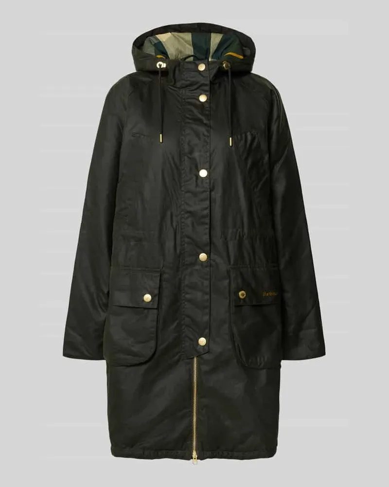 Barbour Regular Fit Wachsmantel aus reiner Baumwolle Modell 'MARCY Oliv