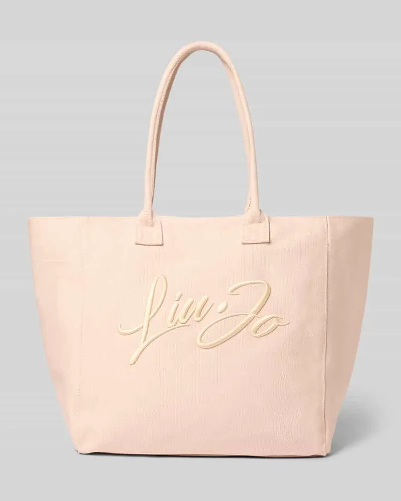 Liu Jo Shopper mit Label-Stitching Modell 'PLENTIA Rosa
