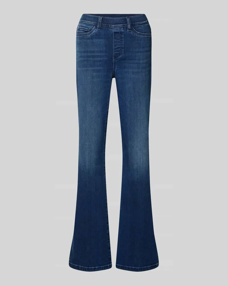 Cambio Flared Jeans mit 5-Pocket-Design Modell 'PHILIA Dunkelblau