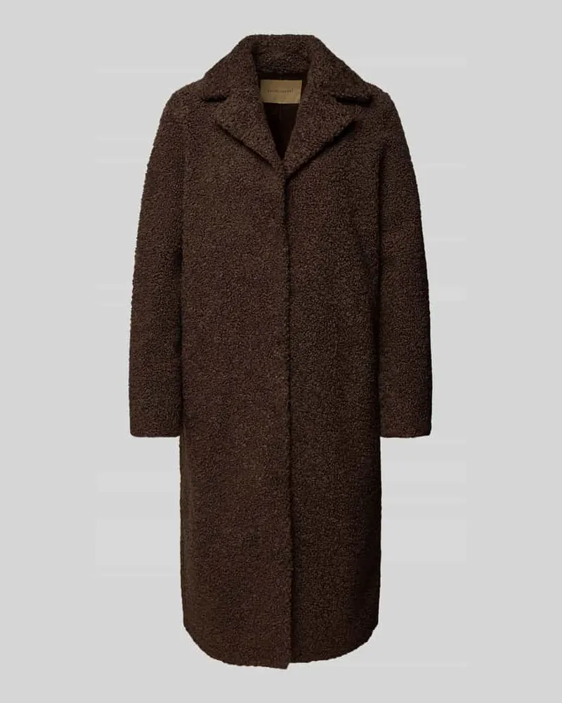 Soyaconcept Mantel aus Teddyfell Modell 'Mukite Mittelbraun