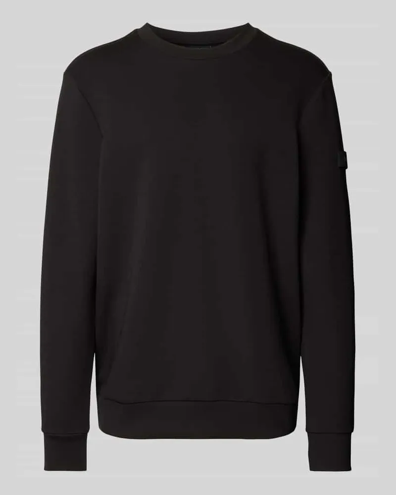 JOOP! Sweatshirt mit Label-Badge Modell 'Steve Black