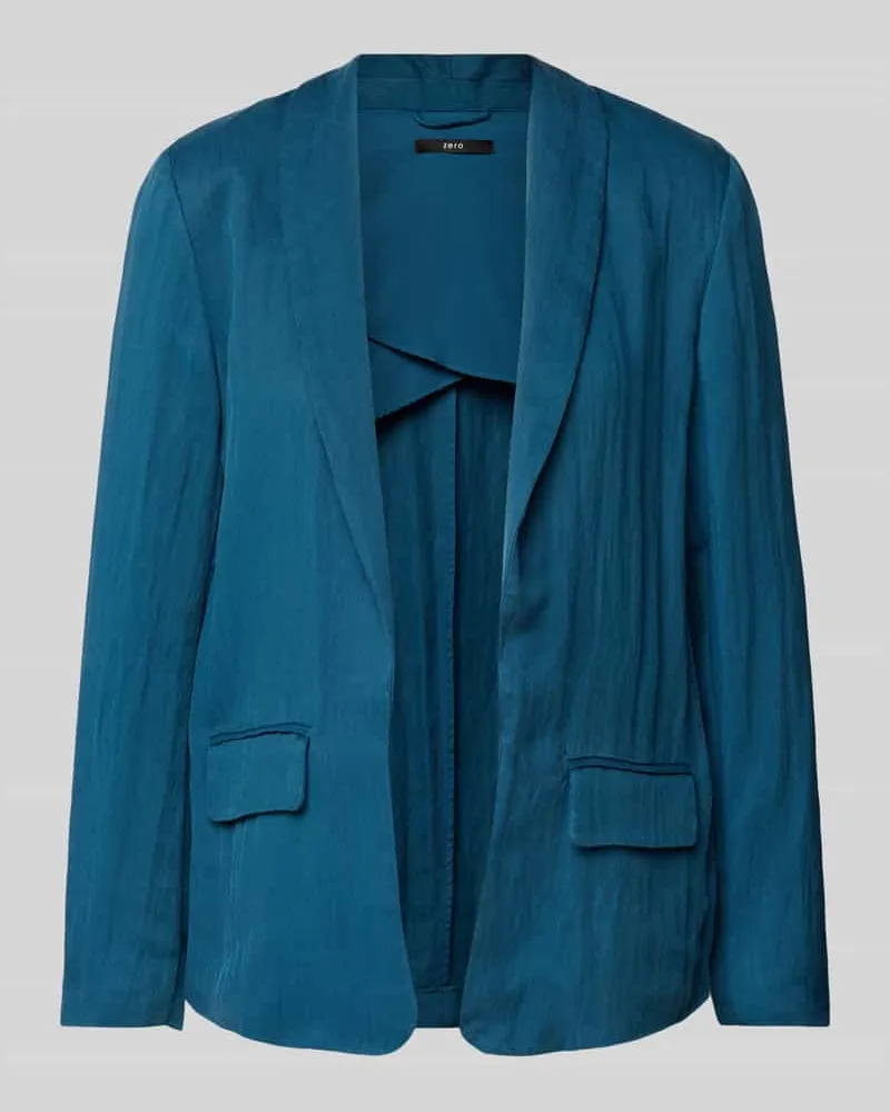 ZERO Blazer mit offener Vorderseite Lagune
