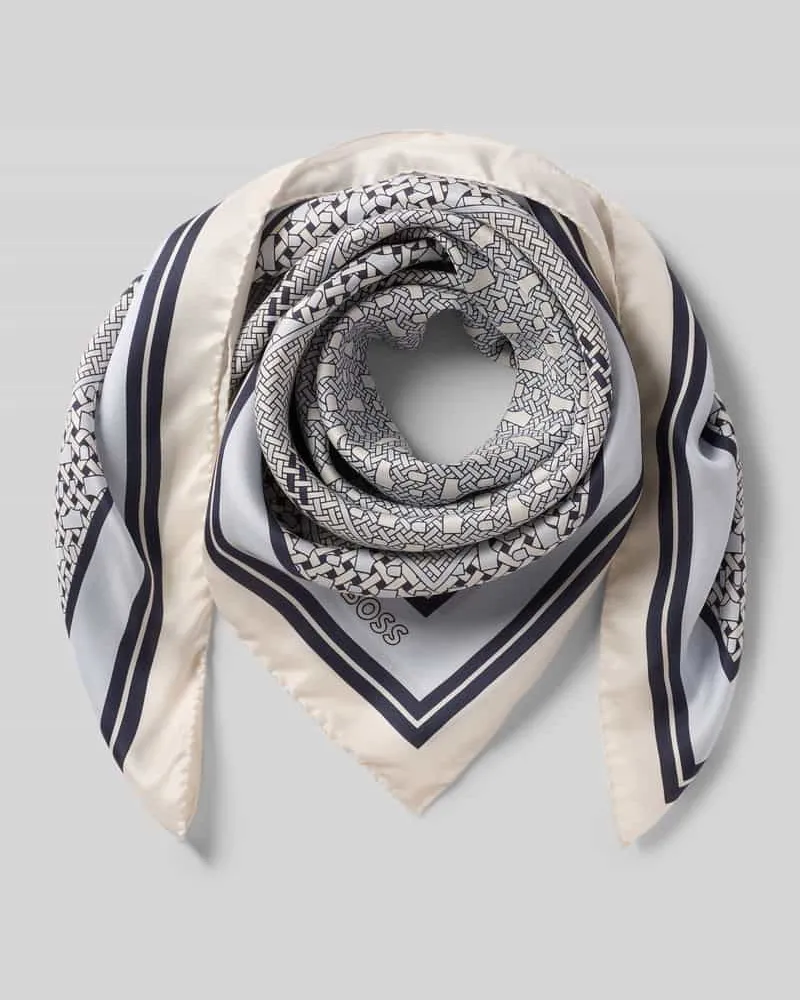 HUGO BOSS Schal aus reiner Seide Modell 'LAINY Hellblau