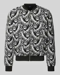 JOOP! Sweatjacke mit Motiv-Stitching Black