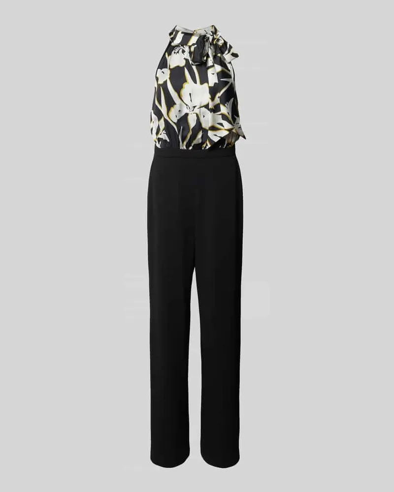 Swing Jumpsuit mit Schluppe Black