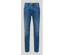 Slim Fit Jeans in unifarbenem Design Modell 'Josh
