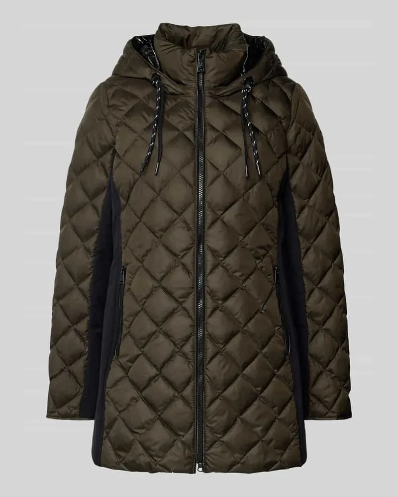 Fuchs Schmitt Regular Fit Steppjacke mit gefüttertem Stehkragen Oliv