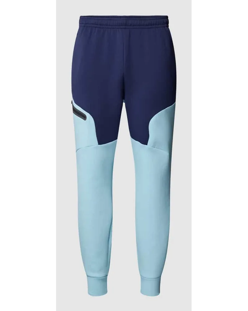 Under Armour Sweathose mit Logo-Print Ocean