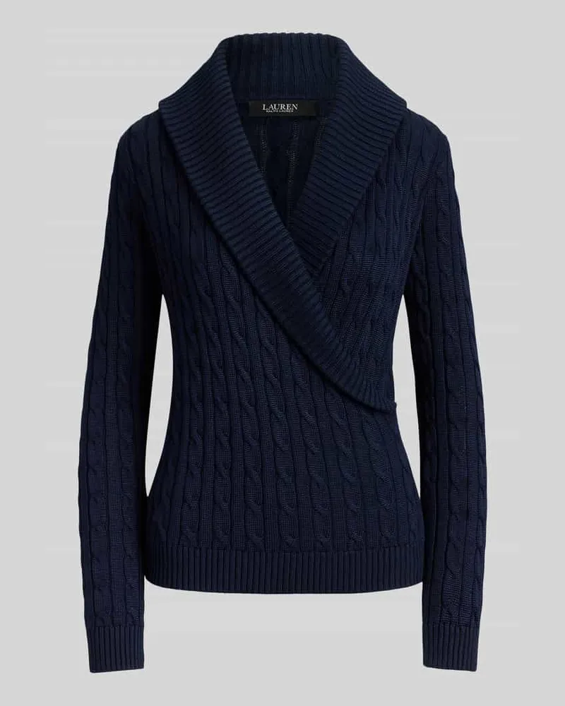 Ralph Lauren Regular Fit Pullover aus Baumwoll-Viskose-Mix Marine